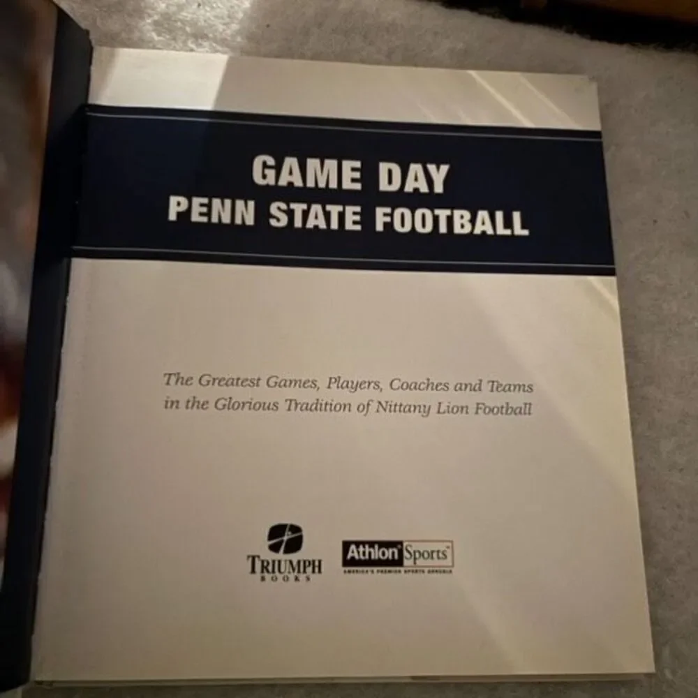 Game Day Penn State Football Greatest Games Players Coaches Book